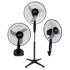 Ventilador  Home Elements HECRSF-16BIN 3 en 1 16" Negro