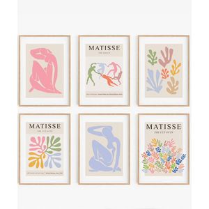 Set x 6 Cuadros Matisse - Decasa