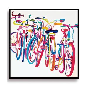 Cuadro Bicicletas 4 50 x 50 x 2 cms - Decasa