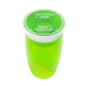 Vaso Miracle 360° Verde - Borde de Succión