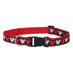 Collar Para Mascotas Mickey Rojo