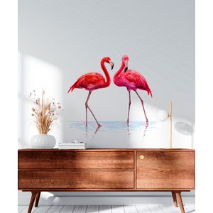 Vinilo Decorativo De Flamingos - Adazio