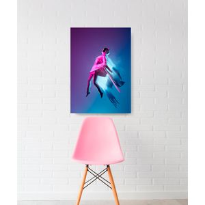 Cuadro Decorativo Futurista Mujer Del Espacio L - Adazio