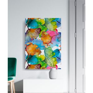 Cuadro Decorativo De Flores Estilo Abstracto L - Adazio