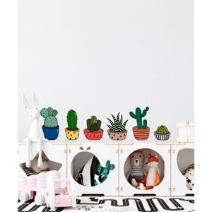 Vinilo Decorativo Floral Little Cactus - Adazio