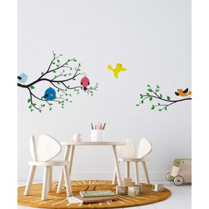 Vinilo Infantil Aves Primaverales - Adazio
