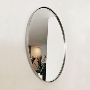 Espejo Circular de 80 cm Dorado o Plateado Hosur - Alik diseno
