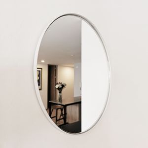 Espejo Circular de 60 cm Negro o Blanco Hosur - Alik diseno