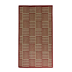 Tapete Vichada 10-Rojo - 150 x 200 cm - Arthome Textil