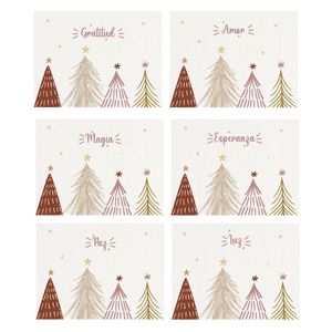 Individuales para comedor de navidad gratitud y amor - Gama Digital