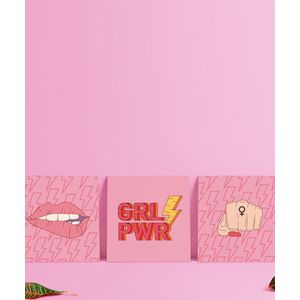 Set x 3 Cuadros Girl Power - Gama Digital