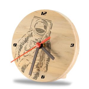 Reloj De Mesa Astronauta 12 x 12 cm - Gama Digital