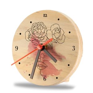 Reloj De Mesa Woman Rose 12 x 12 cm - Gama Digital