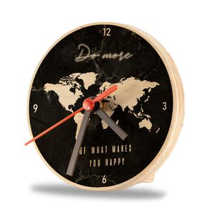 Reloj De Mesa Travel En Mármol 12 x 12 cm - Gama Digital