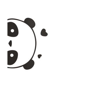 Vinilo Panda Corazón - Gama Digital