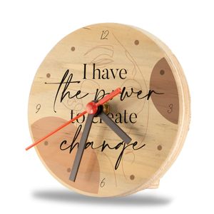 Reloj De Mesa Power To Change 12 x 12 cm - Gama Digital