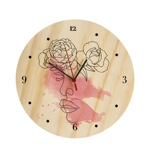 Reloj De Pared Woman Rose - Gama Digital