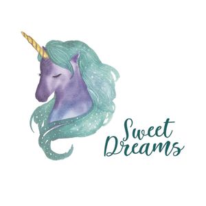 Vinilo Unicornio Sweet Dreams - Gama Digital