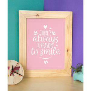 Cuadro Frase Smile - Gama Digital