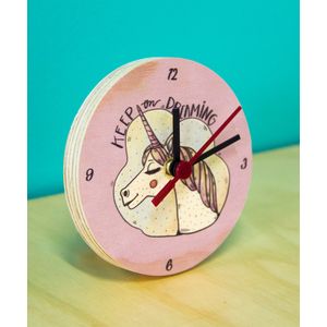 Reloj De Mesa Unicornio Keep Dreaming - Gama Digital