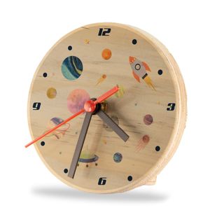 Reloj De Mesa Planetas 12 x 12 cm - Gama Digital