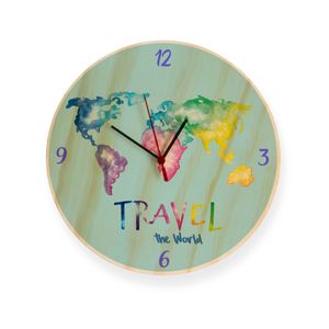 Reloj Travel En Acuarela - Gama Digital