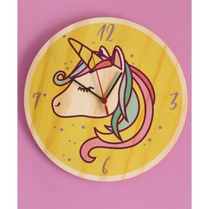 Reloj De Pared Unicornio Magical - Gama Digital