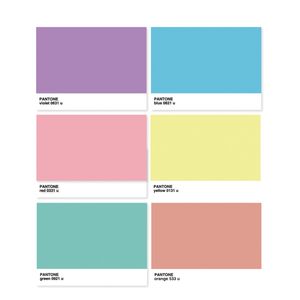 Individuales Pantone En Pasteles - Gama Digital