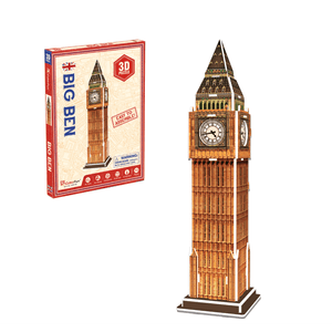 Rompecabezas Armable Big Ben 3D - 13P