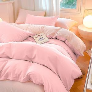 Duvet Bicolor Rosado / Palo de Rosa King