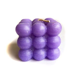 Vela Cubo Rubik Morado - Egg-Productos De Paz