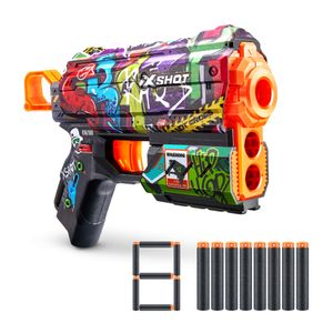 Lanzador Dardos X-Shot Flux (8 dardos) Graffiti
