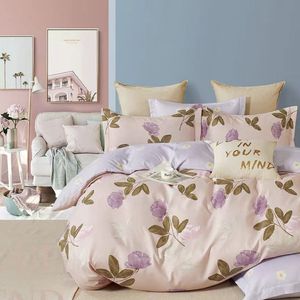 Duvet Estampado Flores Sobre Blanco Doble