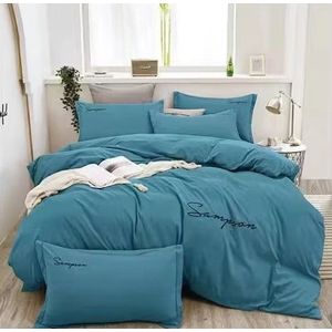 Duvet Sampson Bordado Celeste Doble