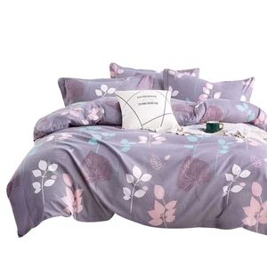 Funda Duvet Estampado De Hojas Doble