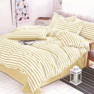 Duvet Estampado Franjas Crema Doble