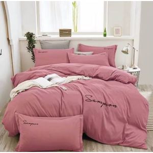 Funda Duvet Sampson Bordado Lila Doble