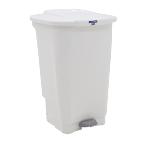 Basurero Tramontina T-Force en Polipropileno Blanco 100 L