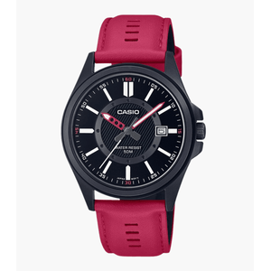 Reloj Casio Para Hombre Cuero Original Mtp-e700bl-1evdf