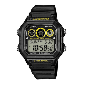 Reloj Casio Ae-1300wh-1a Temporizador Para Hombre