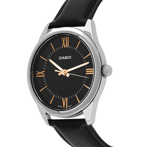Reloj Casio Para Hombre Cuero Original Mtp-v005l-1b5udf