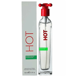 Perfume Benetton Hot Mujer Dama 3.4Oz 100Ml