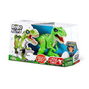 Figura Atacando T-Rex - Verde - Robo Alive