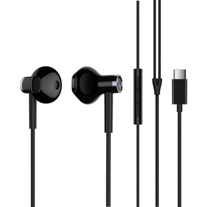 Audífonos Manos libres Xiaomi Mi Dual Driver Tipo C Negro