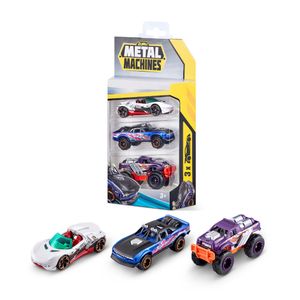 Set Carro Juguete X 3 Metal Machines Zing