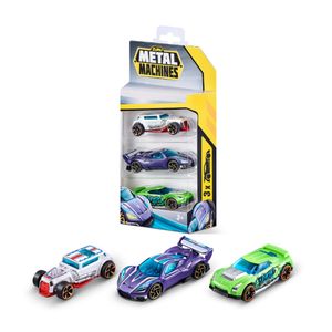Set Carro Juguete X 3 Metal Machines