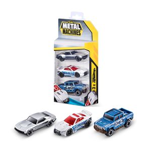 Set Carro Juguete X 3 Metal Machines Flair