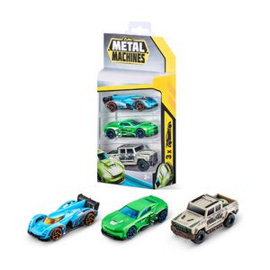 Set Carro Juguete X 3 Metal Machines Escape