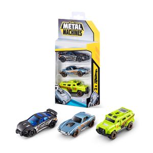 Set Carro Juguete X 3 Metal Machines Chase