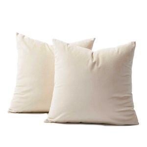 Cojin X2 Decorativo Cuadrado En Tela